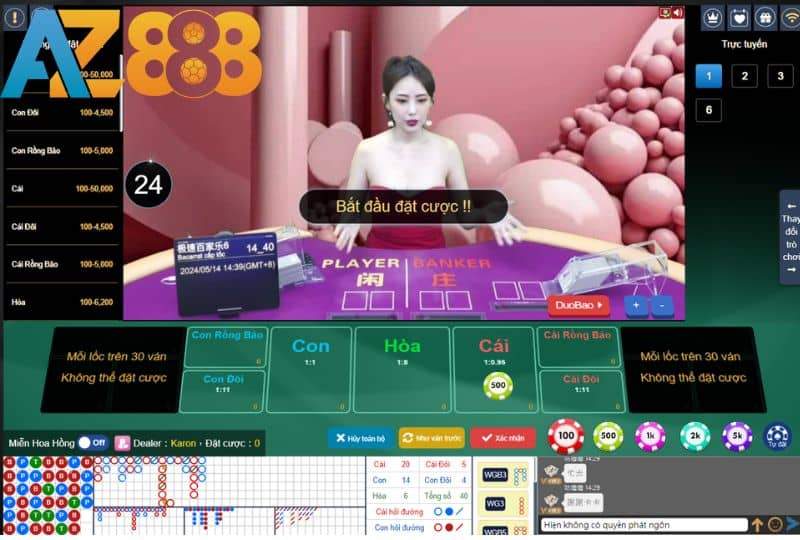 Đặt cược tiền vào cửa bạn muốn chọn Đặt cược tiền vào cửa bạn muốn chọn